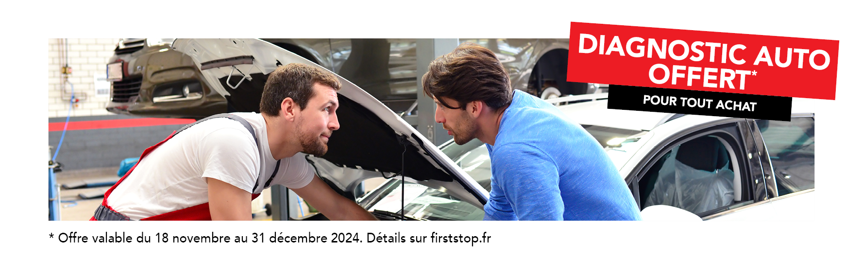 Diagnostic voiture offert 